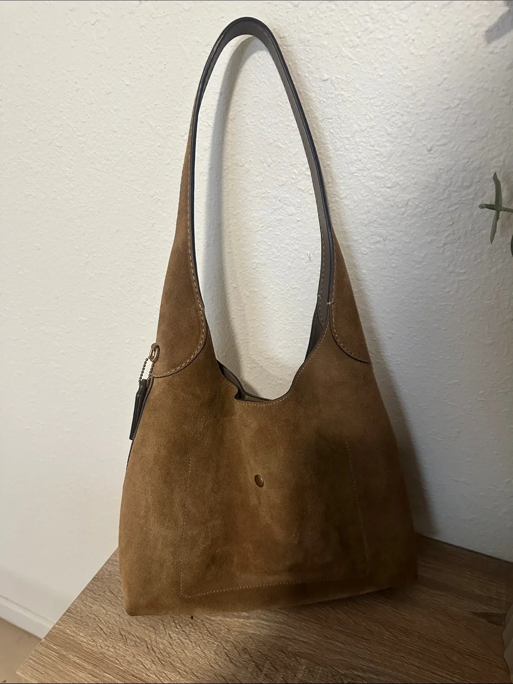 COACH Suede Brooklyn Shoulder Bag 28